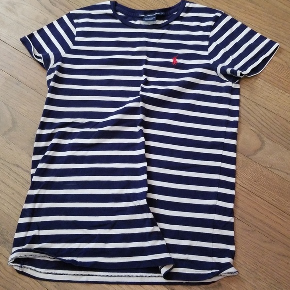 Striped Ralph Lauren Sport Tee - Picture 1 of 4